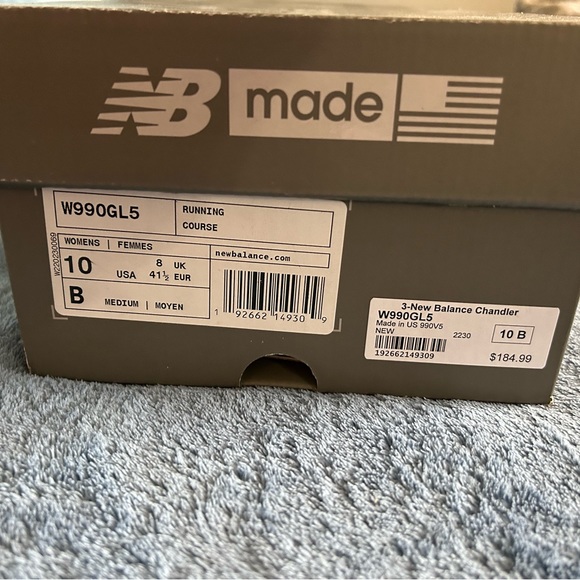New Balance “Made” grey running/course shoes - Worn Once - Reposhing - see pics - Picture 2 of 16
